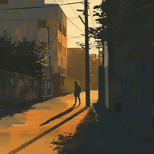 Imagine a solitary evening stroll through quiet streets, the setting sun casting a long shadow while memories of the past gently surface. The song captures the essence of introspection with its smooth guitar riffs and warm acoustic texture, allowing the listener to journey through their thoughts and feelings.