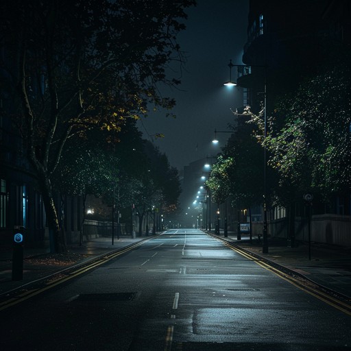 This track encapsulates the spirit of urban exploration with a twist of melancholy and mystery. Through its robust, roaring guitar riffs juxtaposed against a backdrop of quiet city whispers, it captures both the isolation and the anonymity of city life at dusk. The piece crescends into an electrifying climax, symbolizing the city coming to life at night. A merging of deep grunge sensibilities with the husky whispers of the urban night.