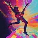 an upbeat fusion of funk and rock with groovy rhythms