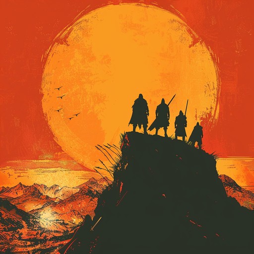 A majestic orchestral composition that captures the essence of heroic tales and grand adventures. Lively strings, powerful brass, and impeccable percussion create an uplifting, exhilarating journey, evoking images of sunlit landscapes and courageous quests. Perfect for epic storytelling and cinematic moments.