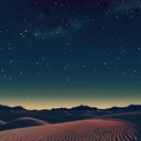 an ethereal soundtrack blending desert ambiance and cosmos