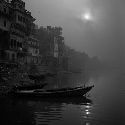 Evoking the serene ambiance of varanasi during the monsoon, this instrumental mimics the rhythmic patter of raindrops infused with traditional hindustani motifs, producing a tranquil, introspective soundscape