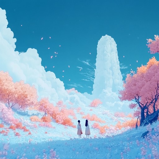 This energetic and uplifting track is designed to accompany animated adventures filled with optimism and joy. The dynamic synths and cheerful percussion create a vibrant, fast paced atmosphere perfect for new beginnings and explorations. Each note pulsates with excitement, making it ideal for anime montages or opening scenes.