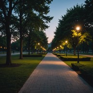 gentle keys, quiet city evenings