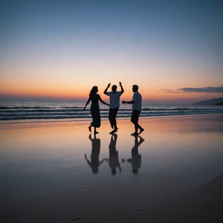 Imagine the soft glow of twilight in rio as the evening awakens with the sensual rhythms of samba. The vivacious beats of the tambourine invite a sultry melody that carries through the balmy night, encapsulating the allure and mystery of a brazilian romance.