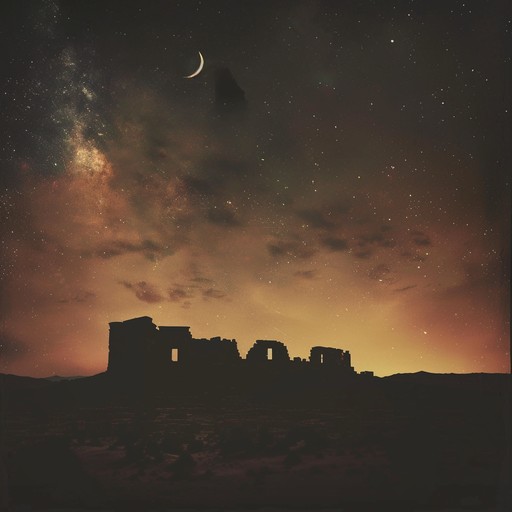 This instrumental track blends traditional middle eastern elements with modern ambiance to evoke the beauty and emotional depth of the desert, creating an atmospheric and mystical soundscape.