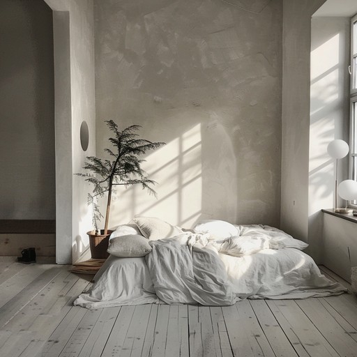 This gentle instrumental piece captures the essence of a cozy bedroom, with delicate melodies and soothing atmospheres. The mellow tones and subtle textures create a warm, inviting ambiance, perfect for relaxation and introspection.