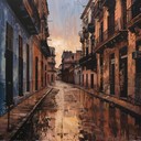 warm and romantic afro cuban melody under the havana sunset glow