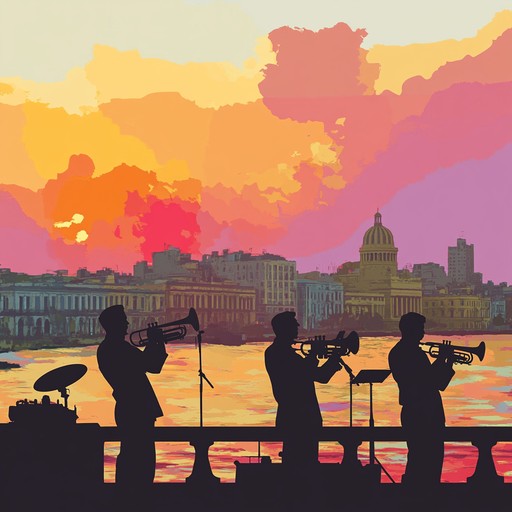 An instrumental salsa track that captures the vibrant energy of havana at sunrise, blending lively percussion with spirited trumpet melodies to create an uplifting and irresistible rhythm that compels listeners to dance.