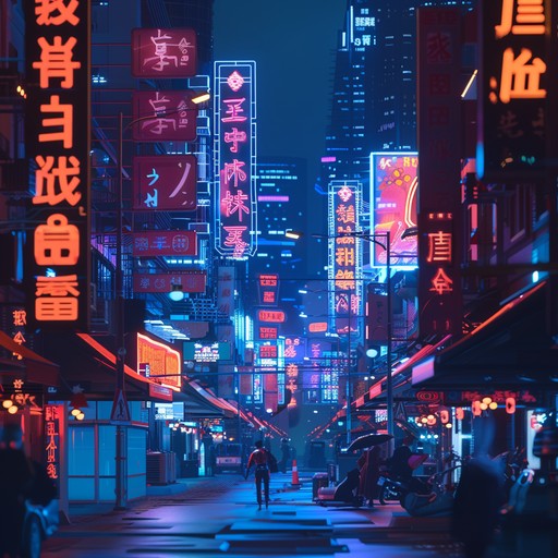 A pulsating fusion of urban phonk with vibrant synths, capturing the relentless pace and raw energy of city nightlife. High energy basslines and hypnotic rhythms create an ecstatic soundscape that mirrors the neon lit streets.