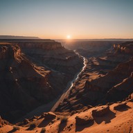 high energy chase through rugged desert terrain