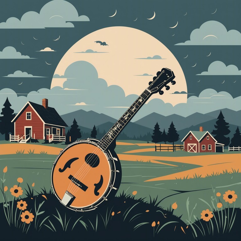 A high energy bluegrass track featuring rapid banjo strums that echos the palpable anger and frustration, expressing vivid rural discomfort and fiery emotions through traditional bluegrass instrumentation.