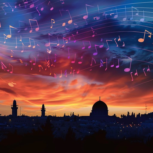 This composition takes ancient jewish melodies harbored through time and revitalizes them with dynamic beats and lively riffs, making the past come alive in a vibrant, modern celebration.