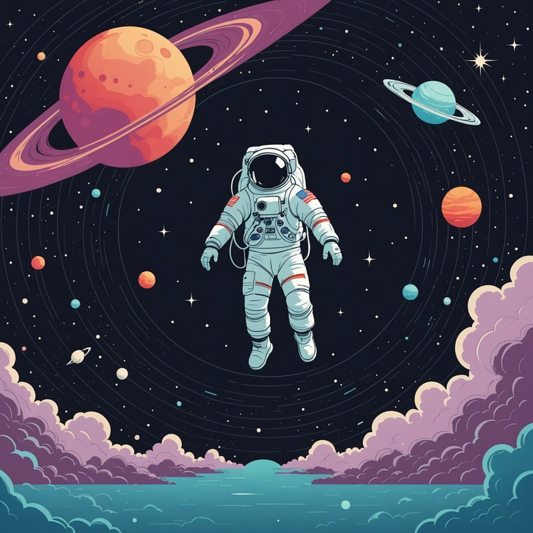 This instrumental track encapsulates the essence of a mystical journey across the cosmos. Ethereal synthesizer layers blend with pulsating rhythms to evoke a sense of expansive otherworldliness, transporting the listener through galactic vistas and starlit corridors. The dynamic shifts mimic the unpredictable nature of space travel, creating an immersive auditory experience.
