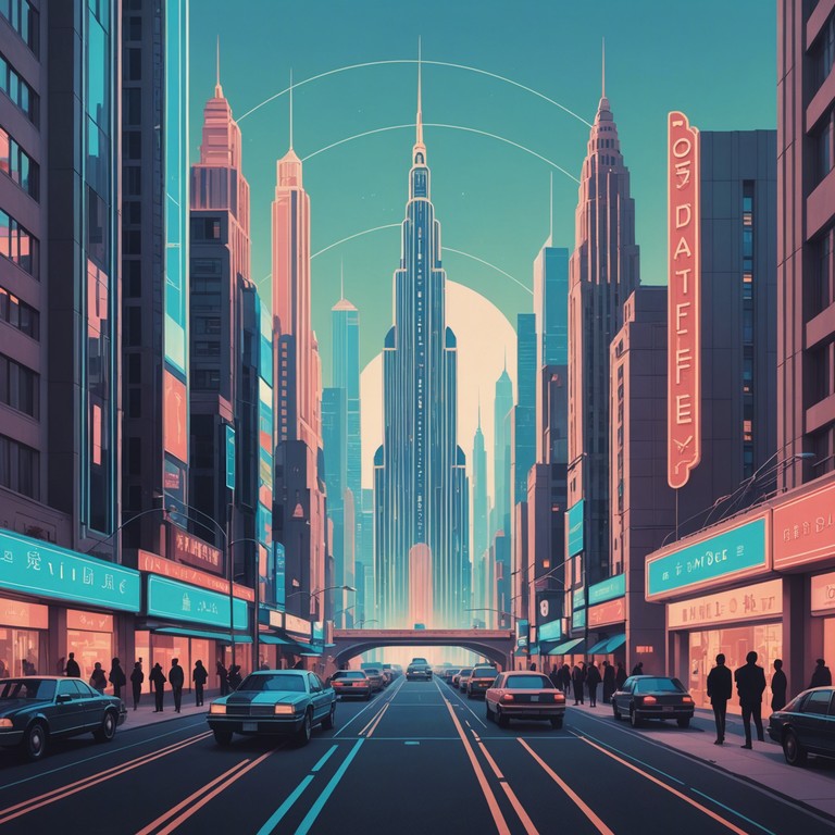 Echoes of past futures focuses on blending traditional melodic structures with modern electronic textures, echoing the sounds of yesteryears through the prism of cyberpunk influence. It delivers both comfort and a sense of uncanny novelty, stirring emotions with every beat.