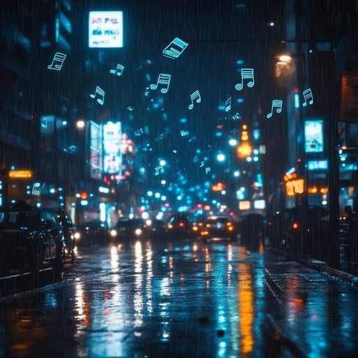 A powerful instrumental dub piece with deep bass and intense rhythms, evoking the feeling of navigating a city during a stormy night.