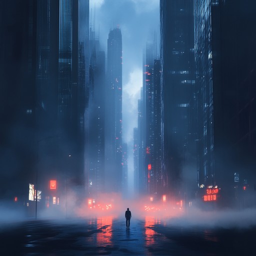 An instrumental synthwave composition that immerses the listener in the eerie and melancholic vibes of a deserted neon city, blending haunting synth melodies with atmospheric tones to evoke nostalgia and mystery.