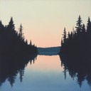 ethereal melodies illuminate tranquil twilight reflections serenely.