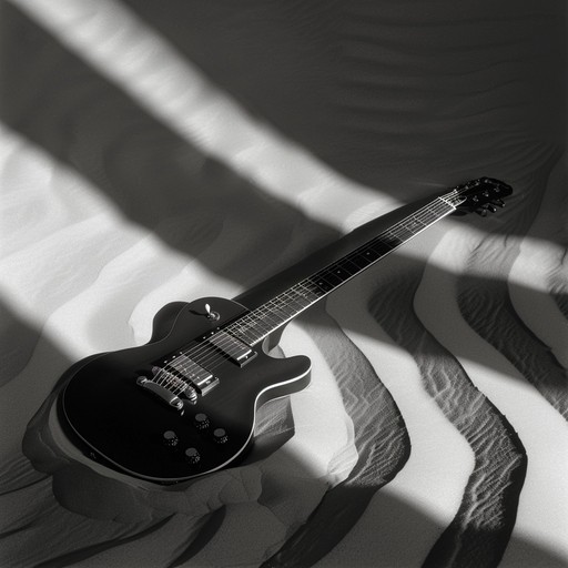 A soulful blend of traditional indian raga and rock, depicting a lonely dusk. The sitar's intricate melodies intertwine with the electric guitar's raw emotion, creating a deep, contemplative soundscape.