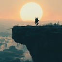 an epic orchestral piece depicting a heroic struggle for freedom