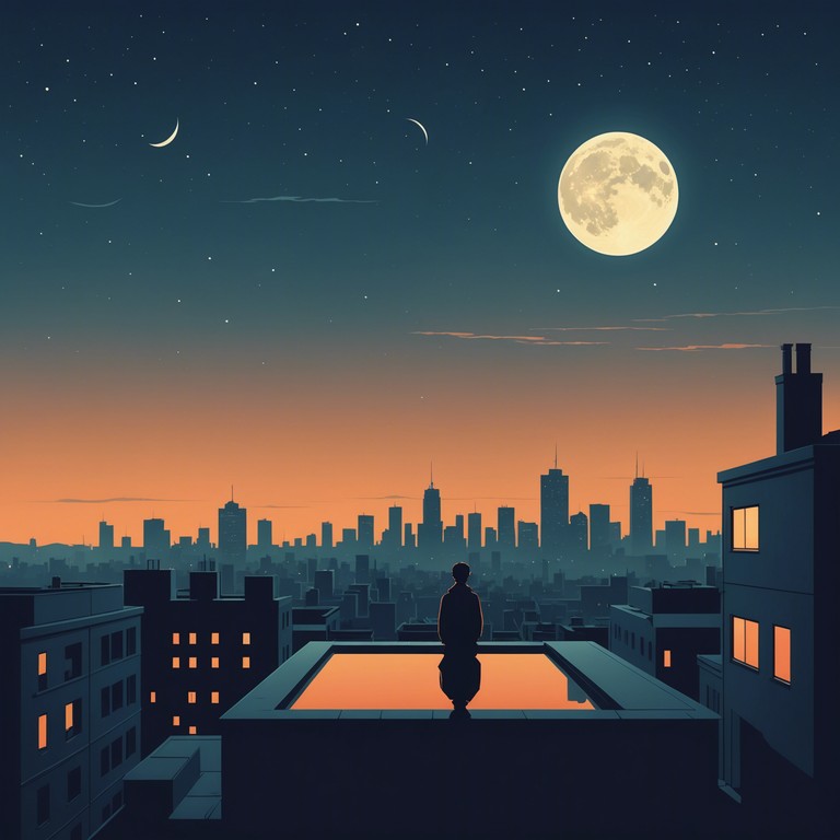 This track delivers a more chilled out vibe, focusing on the quieter side of urban life through its melodic piano sequences and smooth, underlaid beats. Ideal for moments of personal reflection or creative exploration.