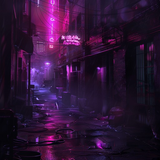 Dive into an entrancing house track, with deep pulsations resonating through the heart of the city, revealing the eerie, hidden side of urban nightlife.