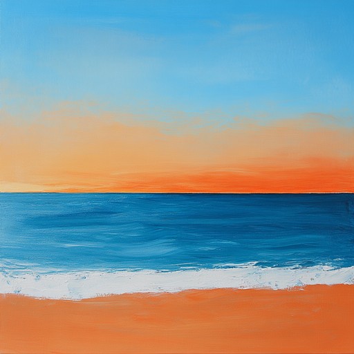 Imagine a melody that captures the bliss of a sunrise on a serene beach, blending joyful rhythms with hints of a playful day ahead. The composition flows like the gentle waves, carrying a sense of light heartedness and renewal.