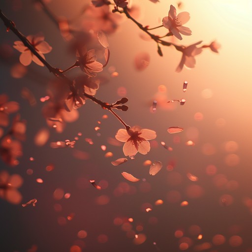 Immerse in soothing piano melodies and gentle j pop rhythms, evoking layers of love reminiscent of cherry blossoms in spring, creating a beautiful romantic tapestry