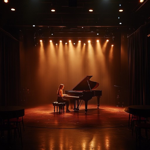 A slow and contemplative cabaret piece that melds intricate piano melodies with reflective and sentimental undertones, drawing listeners into a world of introspection and heartfelt emotion