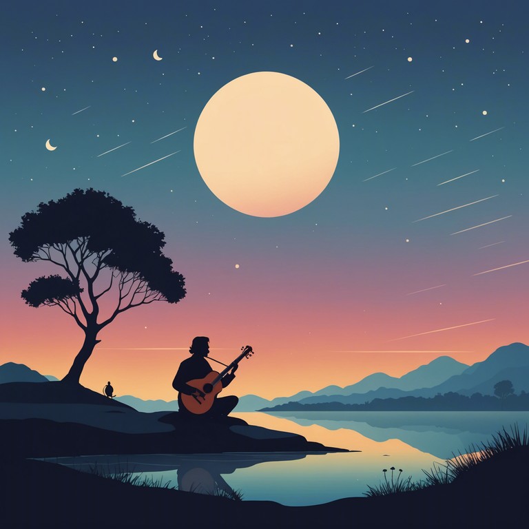 The music captures a deep emotional journey, intertwining the melancholic essence of modern somber moods with the classical scales of indian raga rock. The composition delves into a soulful exploration of sadness and introspection, carried by the haunting melodies of the sitar, creating a bridge between two cultures through the universal language of music.