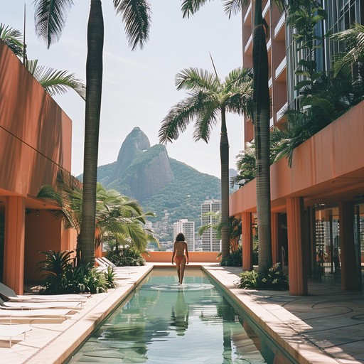 Imagine sitting at a seaside café in rio, sipping on a cold beverage as the gentle breeze carries the scent of the ocean. The music captures the essence of a lazy afternoon with soft rhythms and soothing melodies, perfect for unwinding and feeling the warmth of the sun.