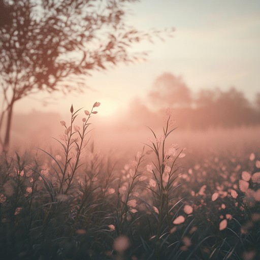 Imagine a tranquil evening in a meadow, the gentle rustling of leaves in the breeze, and the soft glow of twilight casting a peaceful ambiance. This instrumental piece combines soothing guitar melodies with subtle ambient synths to create a serene soundscape that transports listeners to a place of calm and relaxation.