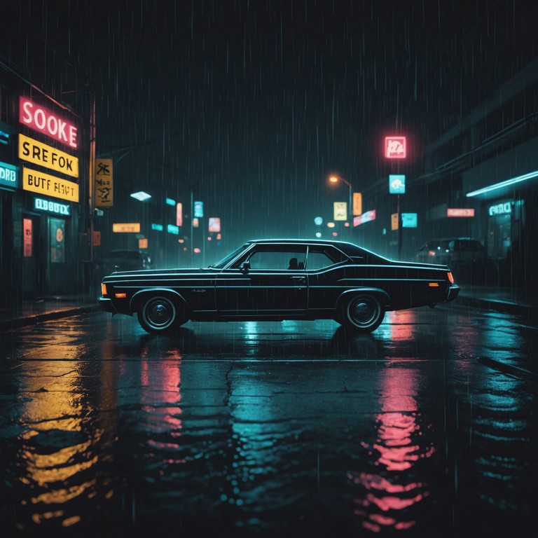 Imagine the endless depths of night, punctuated by the glow of neon and the rhythm of an unknown, cybernetic heart as an effective backdrop for this alternative take on future noir music.