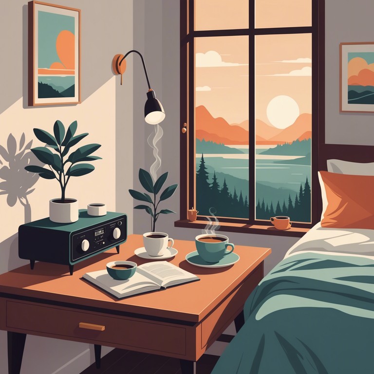 A delightful and comforting musical piece that uses soft electric piano sounds to create a dreamy atmosphere that's ideal for lazy weekend mornings.