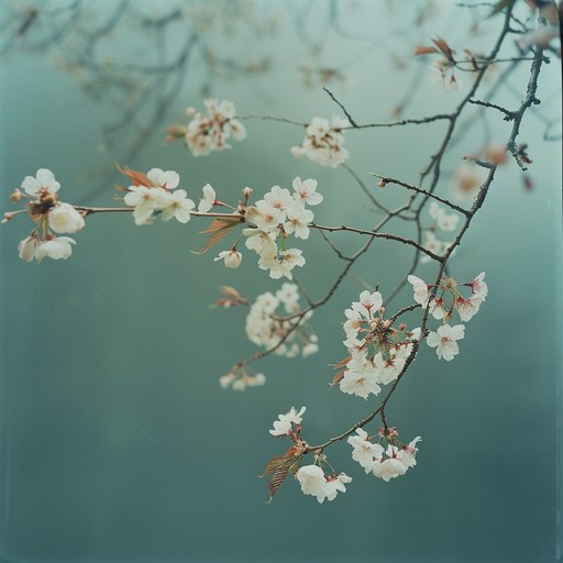 Immerse in a serene instrumental piece reminiscent of a dreamlike anime world, where cherry blossoms fall gently in a twilight setting. The flute leads with enchanting and ethereal melodies, supported by soft, ambient textures. This song captures the essence of wistful memories and serene tranquility in an otherworldly atmosphere.