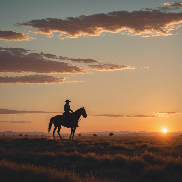 A unique musical experiment where lively reggaeton rhythms blend seamlessly with the soulful twangs of country music, creating a perfect soundtrack for a sunset ride through open fields. The piece evokes the spirit of adventure and the tranquility of nature in harmony.