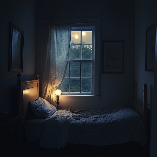 A soothing, nostalgic bedroom pop track with dreamy melodies that evoke feelings of longing and late night reflections. Soft, melodic guitar chords intertwined with gentle synths create a contemplative and intimate soundscape, perfect for introspective moments.