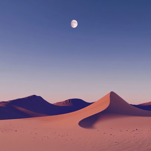 A soothing instrumental piece evoking the serene beauty of a moonlit journey through the desert. Featuring the gentle strumming of an acoustic guitar, rhythmic handpan beats, and soft ambient textures, this track captures the sense of liberation and calmness found in the quiet night. The downtempo pacing allows for a meditative, introspective experience, transporting listeners to a world of vast landscapes and infinite possibilities