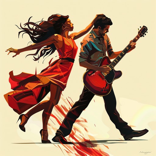 Merging the rhythmic pulse of latin music with driving rock guitar, this instrumental track captures the essence of passionate and fiery musical expression, perfect for igniting the listener's emotions.