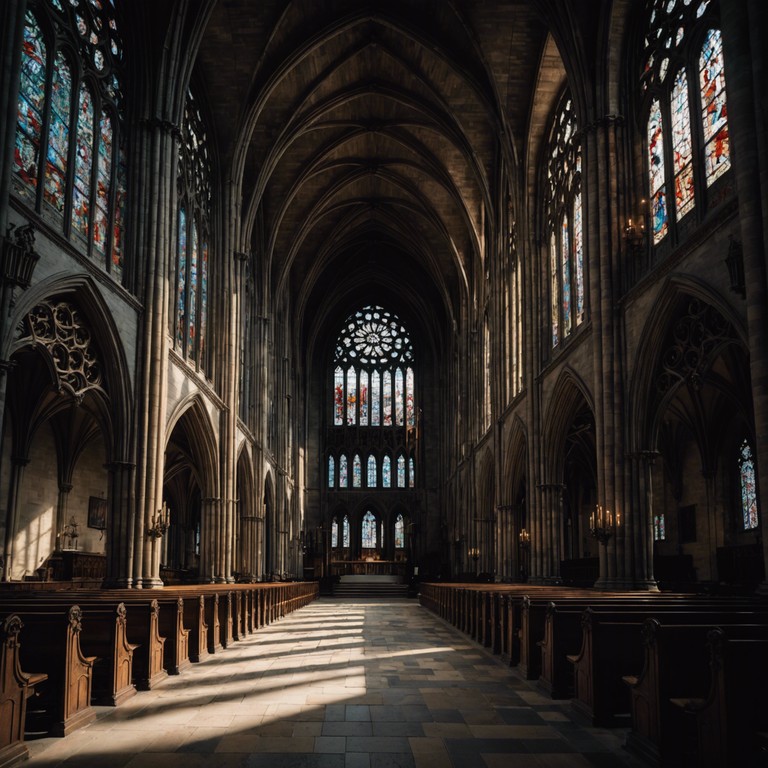 In this track, the deep reverberation of a church organ fills the air, painting soundscapes of ancient stone cathedrals draped in shadows. The music slowly builds, layer by layer, into an ethereal yet somewhat foreboding atmosphere, embodying the essence of gothic architecture and its haunting beauty.