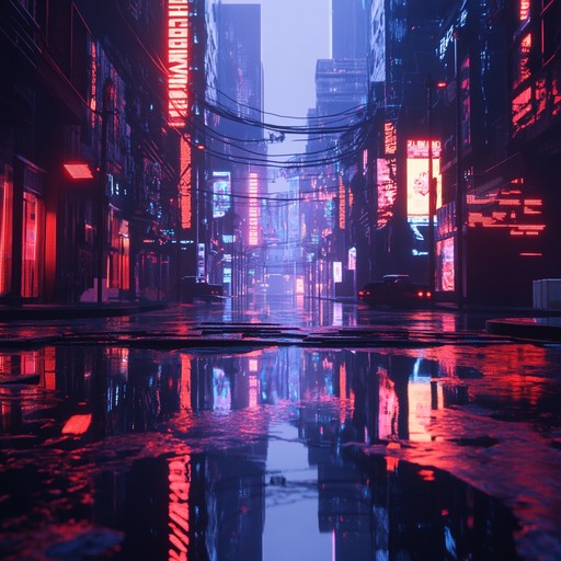 Immerse yourself in a sonic journey where lush synth waves meld with intricate digital soundscapes, creating an ambient world that walks the thin line between calm serenity and cybernetic intrigue. This track provides an auditory escape into a neon illuminated urban landscape, blending the gentle hums of technology with serene, ambient melodies. Ideal for moments of reflection in a futuristic setting.