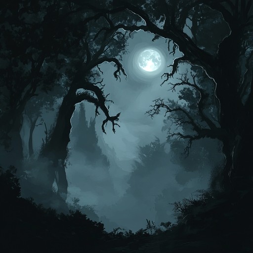 Dive into the shadows of a mystical midnight forest with a dark folk tune. Haunting melodies driven by an acoustic guitar evoke a sense of passionate longing and hidden secrets. The dynamics shift between quiet introspection and fervent intensity, capturing the essence of the night's whispers.