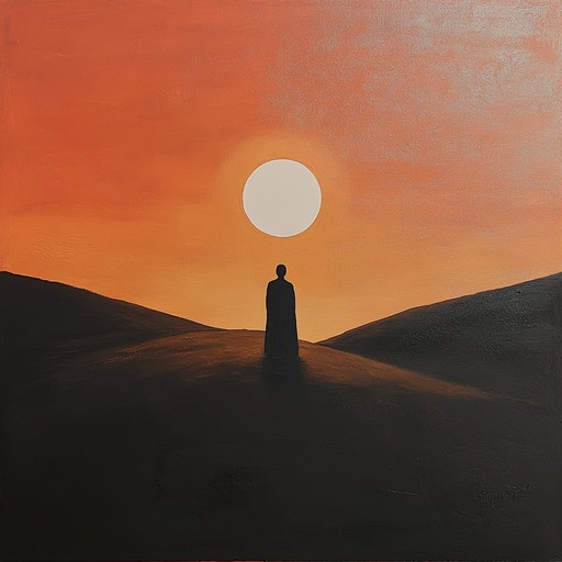 This track is designed to evoke the expansive, serene, and mystical atmosphere of the moroccan desert through evocative melodies and rhythms. It embodies the blend of historical richness and the vast tranquility of sandy landscapes, mirroring the contrast between bustling market life and peaceful desert dunes.