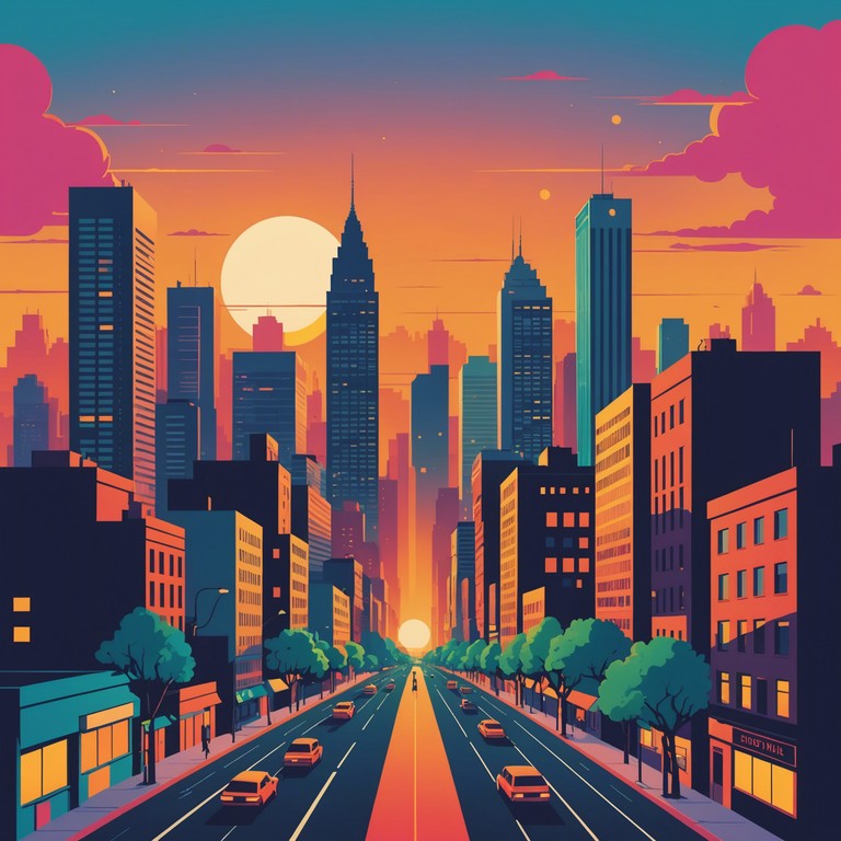 Embark on a sensory journey through the bustling city as the sun sets, with dynamic beats and an irresistible latin groove pulsating through the warm evening air. This track uses traditional reggaeton rhythms blended with modern synthesis to create a vibrant, dance worthy sound that celebrates the spirit of urban nightlife.