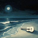 romantic bossa nova instrumental blending ambient oceanic sounds