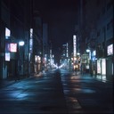 an eerie instrumental j pop track with haunting electronic melodies