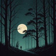 dark acoustic chords under starlit skies