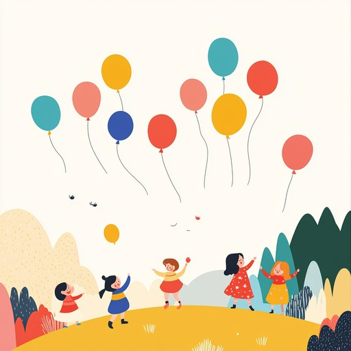 A delightful and liberating instrumental piece featuring playful rhythms and whimsical melodies. This song uses the simplicity of children's music to create an atmosphere of joy and freedom, encouraging young listeners to explore their world with confidence and unity. Handclaps, tambourine, and glockenspiel create a lively and upbeat feel, while the melody moves with an infectious energy that inspires movement and play.