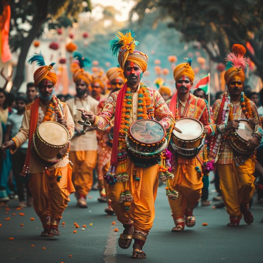 Uniting the high energy beats of traditional bhangra dhol drums with sweeping orchestral sounds, this track creates an epic atmosphere perfect for celebrations, sports events, and action packed moments.