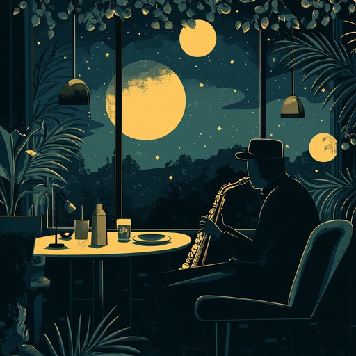 A smooth and soothing track with subtle, relaxed beats, perfect for unwinding in a cozy, dimly lit lounge. The gentle flow of melody, combined with the rhythmic syncopation, creates an intimate and laid back vibe, transporting listeners to a tranquil night setting.